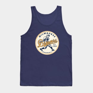 Milwaukee Brewers 2 by Buck Tee Originals Tank Top